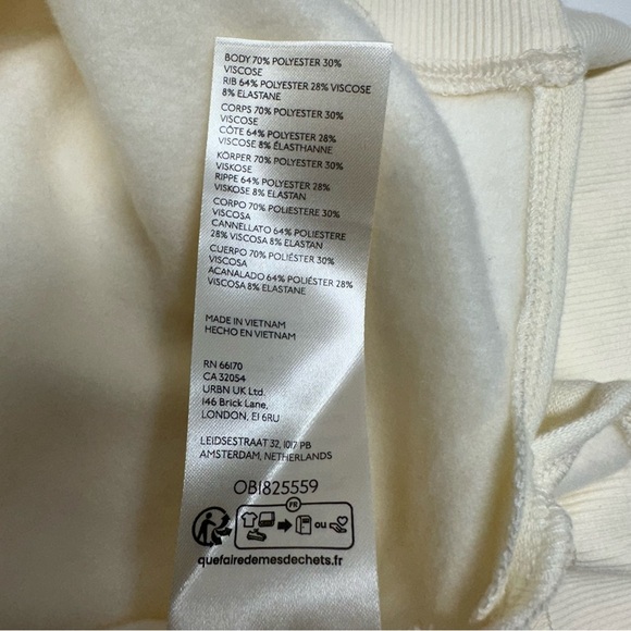 Anthropologie Maeve Cream funnel neck sweater size Small - Picture 8 of 10